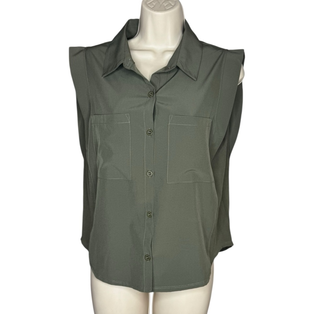 EVEREVE SLEEVELESS BLOUSE SIZE S